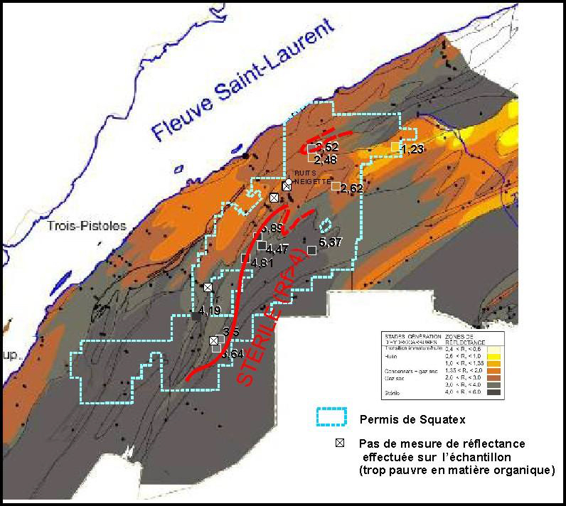 Ajout des analyses 2008-09 de Squatex sur la carte de R Bertrand et al 2009